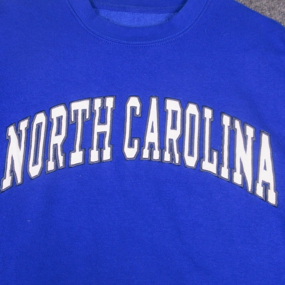 North Carolina Tar Heels Sweatshirt Mens XL Blue NCAA Basketball NewYork Popular - Picture 3 of 8
